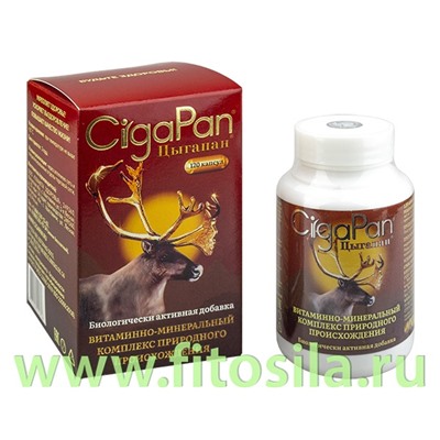 Цыгапан® / "CigaPan®" - БАД, № 120 капсул х 400 мг