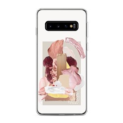 Силиконовый чехол Текстурный коллаж на Samsung Galaxy S10