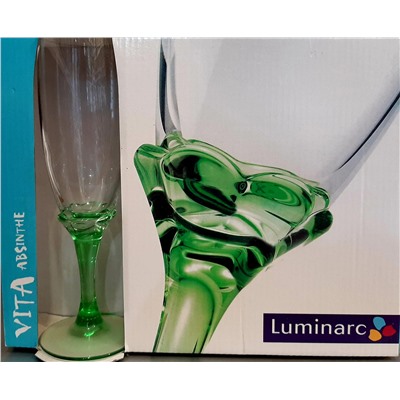 Набор бокалов для шампанского Luminarc VITA Absinthe 3*190 мл.