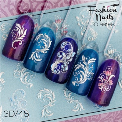 Fashion Nails, Слайдер-дизайн 3D/48