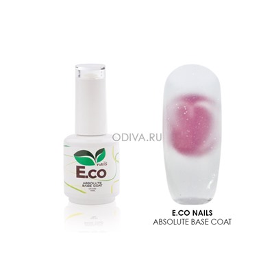 E.Co Nails, Absolute Base Coat - камуфлирующая база (№00 прозрачный), 15 мл