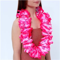 Гавайское ожерелье «Лепесточки», цвет розовый 7471604