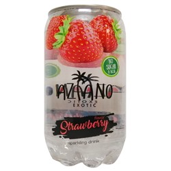 Газированный напиток со вкусом клубники Sparkling Aziano (0 кал), 350 мл Акция