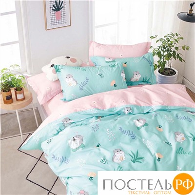 TPIG4-1128 КОД1050, Twill 1,5 спальный, 70x70 (1 шт), 50x70 (1 шт), Сатин (Твил), Коробка