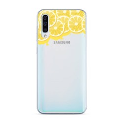 Силиконовый чехол Апельсиновый арт на Samsung Galaxy A50