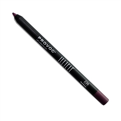 Provoc Полуперманентный гелевый карандаш для губ / ILLICIT Lip Liner Filler WP 236 Red Bean, 1,2 г