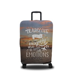Чехол для чемодана Эмоции путешествий