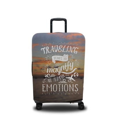 Чехол для чемодана Эмоции путешествий