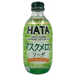 Газированный напиток со вкусом дыни Hata Soda, Япония, 300 мл Акция