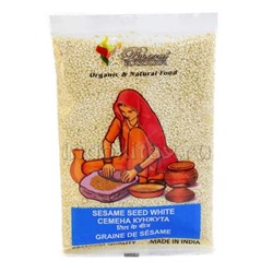 Кунжут белый семена Sesame Seed White Bharat Bazaar 100 гр.