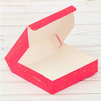 Коробка складная «Только для тебя», 25 × 25 × 4,5 см