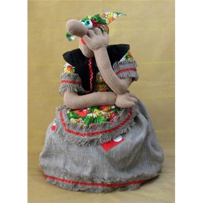 Кукла на чайник Баба-Яга большая, МП