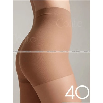 Капроновые колготки Conte ACTIVE 40 корректирующие Natural