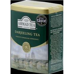 AHMAD TEA. English Caddy. Darjeeling tea 100 гр. жест.банка