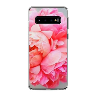 Силиконовый чехол Бутон пиона на Samsung Galaxy S10