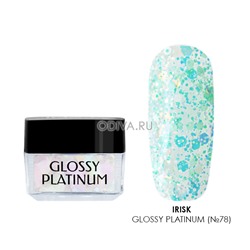 Irisk, гель-лак Glossy Platinum (№78), 5 гр