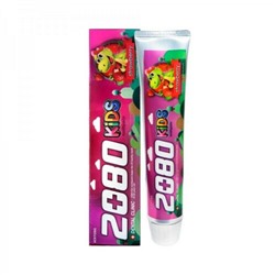 Паста Зубная детская Клубника AEKIUNG 2080 Dental Clinic KIDS Toothpaste Strawberry 80 гр