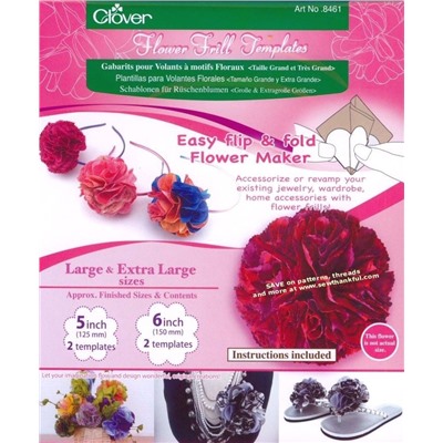 Шаблон Clover для изготовления объемных цветов (4 шт)
