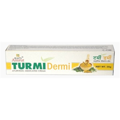 Крем для кожи с куркумой БАПС Амрут Turmi Dermi Cream BAPS Amrut 30 гр.