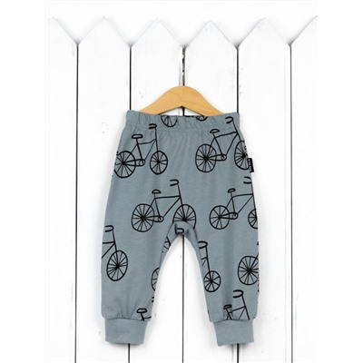 Брюки для мальчика Baby Boom П47/48-К Велосипеды на турмалине я714