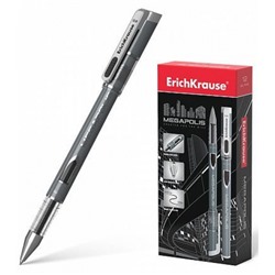 Ручка гелевая MEGAPOLIS 0.5мм gel черная ЕК93 Erich Krause