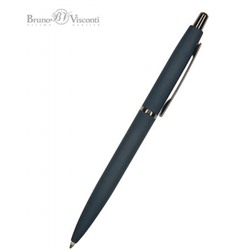 Ручка автоматическая шариковая 1.0мм "SAN REMO" синяя, темно-синий металлический корпус 20-0249/04 Bruno Visconti