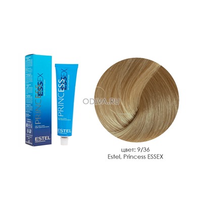 Estel, Princess Essex - крем-краска (9/36 блондин золотисто-фиолетовый), 60 мл