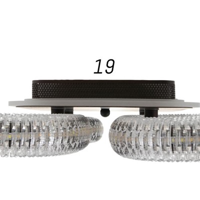 Люстра с ПДУ 1140/4 LED+подсветка 96Вт 3000К-6000К диммер кофе 49х49х10 см