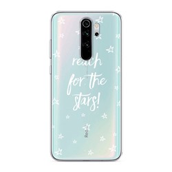 Силиконовый чехол Reach for the stars white на Xiaomi Redmi Note 8 Pro