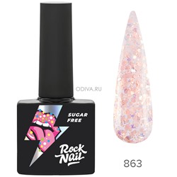 RockNail, гель-лак Sugar Free 863, 10 мл