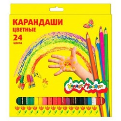 Карандаши 24цв  ККМ24 Каляка-Маляка