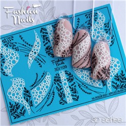 Fashion Nails, Слайдер-дизайн 3D/109