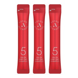 AllMasil Шампунь для волос восстанавливающий с аминокислотами / 5 Salon Hair CMC Shampoo Stick Pouch, 20 шт. х 8 мл