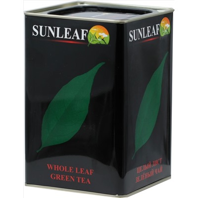 SUNLEAF. Green Tea (крупный лист) 400 гр. жест.банка