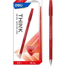 Ручка шариковая Think EQ8-RD красная 0,5мм (1658025) Deli