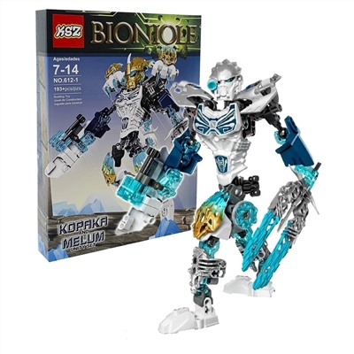 Конструктор Bionicle "Копака и Мелум - Объединение Льда", 193 детали