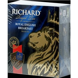 Richard. Royal English Breakfast карт.пачка, 100 пак.