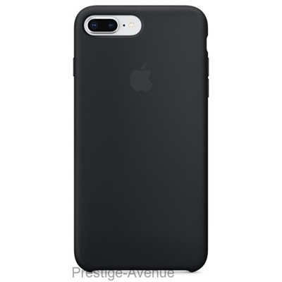 Силиконовый чехол для iPhone 7/8 Plus -Черный (Black)