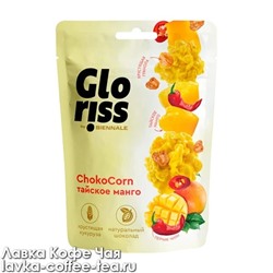 конфеты глазированные Gloriss ChokoCorn Манго, гранола, перчик чили, белый шоколад 90 г.