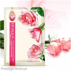 Увлажняющая тканевая маска для лица с экстрактом розы Bioaqua Rose Moisturizing Mask 30g арт. 2706