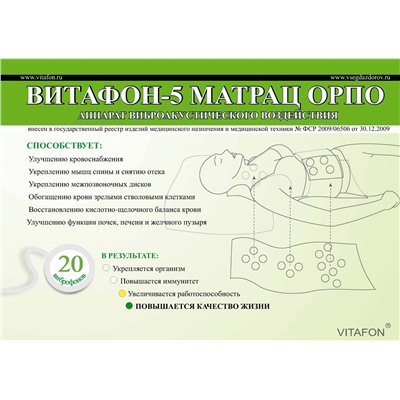 Матрац ОРПО для Витафона-5 оптом или мелким оптом