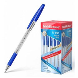 Ручка шариковая R-301 GRIP синяя 1.0мм 39527 Erich Krause