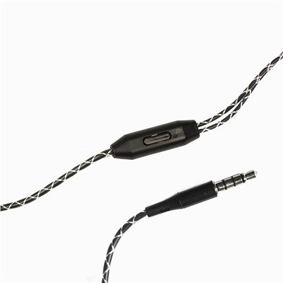 Проводные наушники с микрофоном внутриканальные Dialog ES-F15, 3.5 Jack (black)