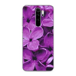 Силиконовый чехол Сирень крупная на Xiaomi Redmi Note 8 Pro