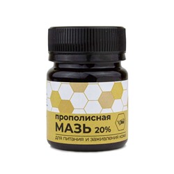 Мазь прополисная (прополиса 20%) 40 мл