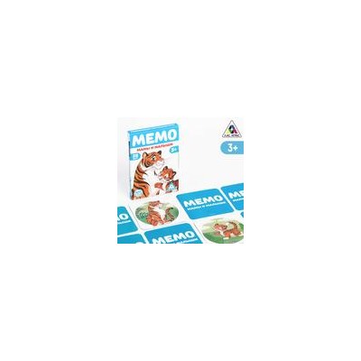 Развивающая игра «Мемо. Мамы и малыши», 3+ 6254615