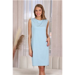 Платье женское П008в серо-голубой