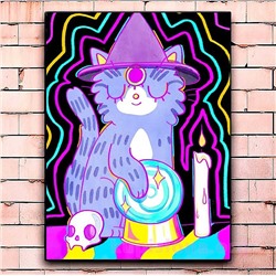 Постер «Magician cat» большой