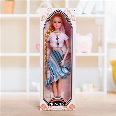 Кукла-модель шарнирная «Оля» в платье, МИКС 5066322