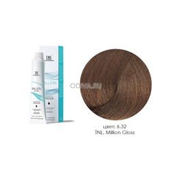 TNL, Million Gloss - крем-краска для волос (6.32 Темный блонд палисандр), 100 мл